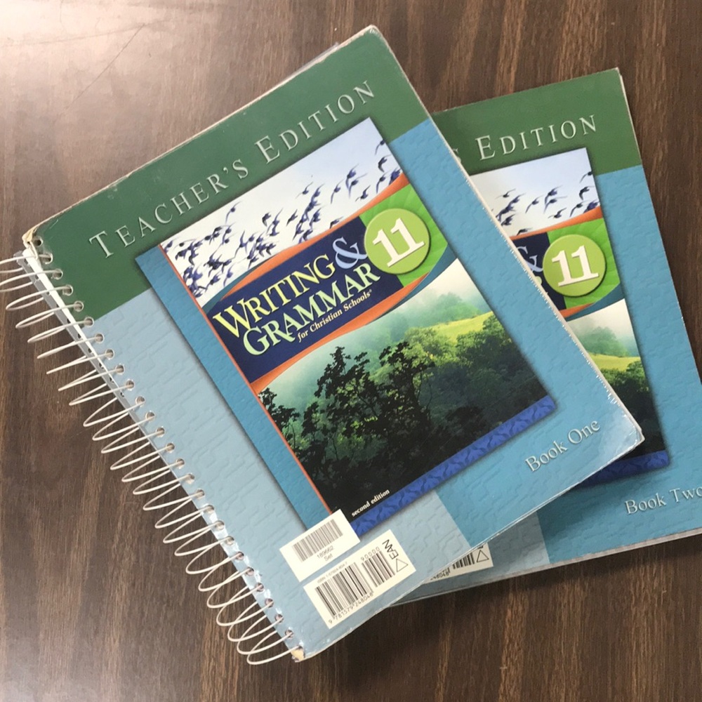 11th Grade - Writing and Grammar, Teacher’s Ed., Books 1 and 2 - BJU Press